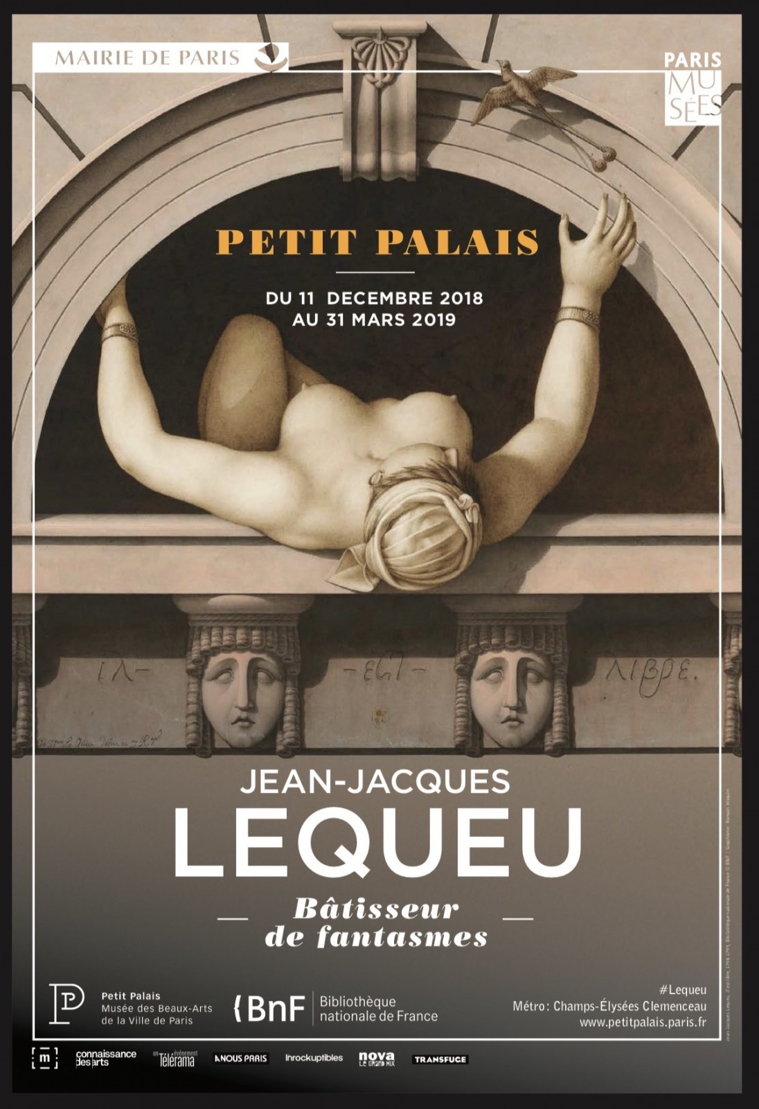 Jean-Jacques Lequeu, Il est libre, 1798-1799. © BnF