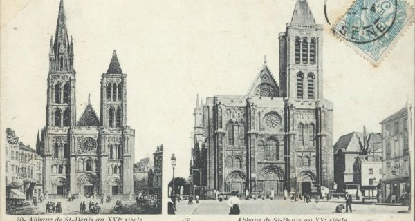 Remontage du clocher nord et de la flèche de la basilique Saint-Denis (1/2)