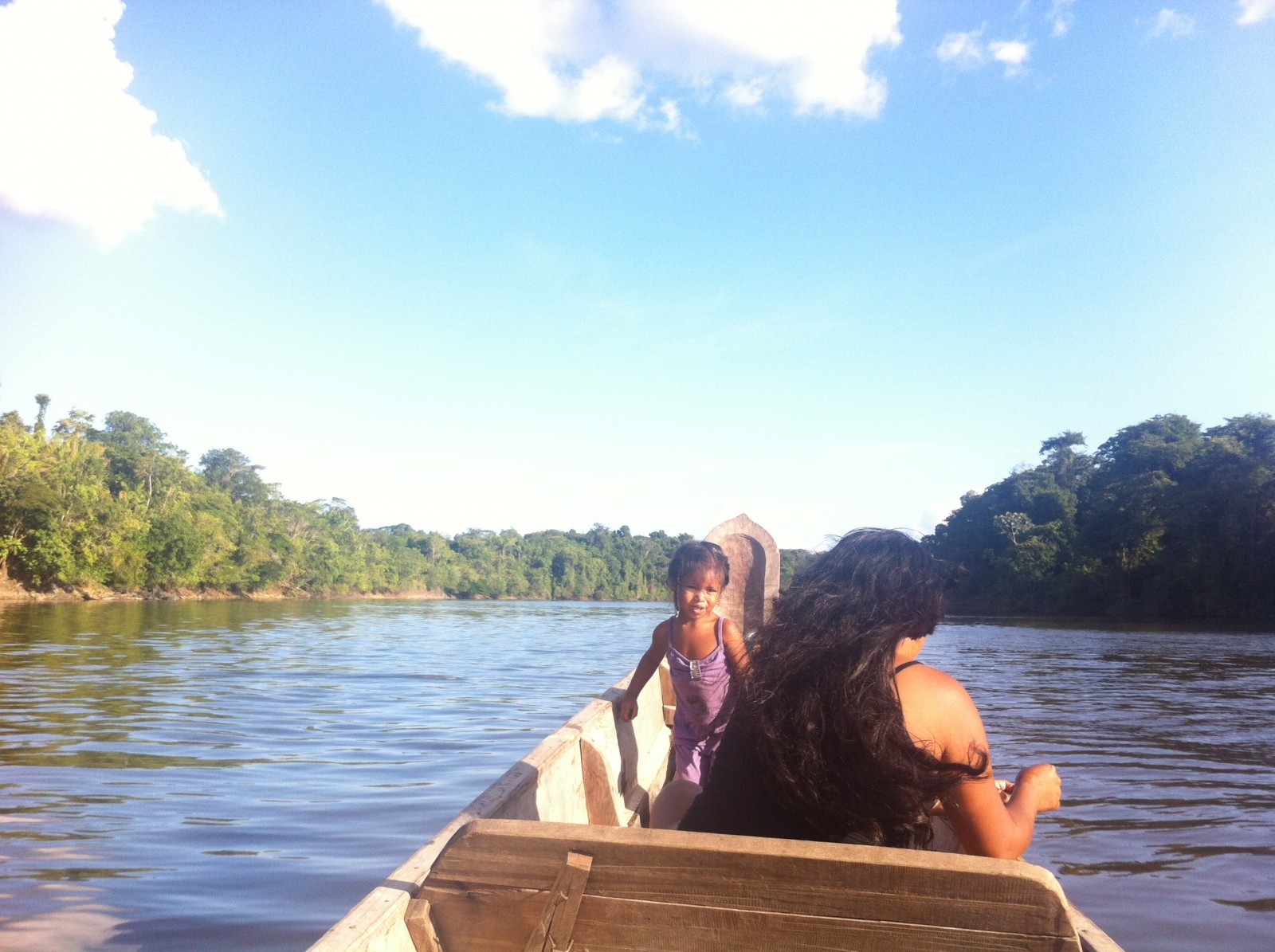 Le fleuve Maroni marquant la frontière entre la Guyane et le Suriname en 