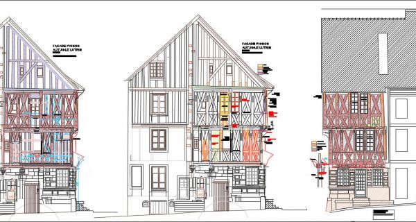 &Agrave; Autun (71), Ville d&rsquo;Art et d&rsquo;Histoire, une maison canoniale du XVI(sup: e) si&egrave;cle retrouve son aspect initial gr&acirc;ce &agrave; Saint-astier&reg;